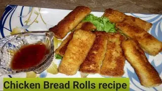 Chicken Bread Rolls recipe|Crispy and Tasty Chicken Bread Rolls|Evening Snacks recipe|Ramadan 2024