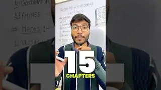 ❌15 CHAPTERS to score 140-150 Marks!🤯 