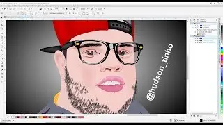 Curso Corel Draw Transformando Foto em Desenho Caricatura Tutorial Completo