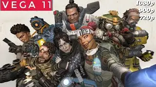 APEX Legends Defiance | VEGA 11 | Ryzen 5 2400G | Benchmark Performance test 720p 900p 1080P