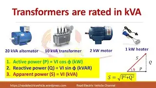 Transformer losses and efficiency/why transformers are rated in kVA?