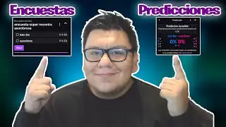 Como hacer PREDICCIONES y ENCUESTAS en Twitch