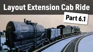 First trains to travel the new layout extension