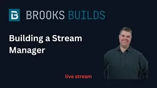stream archive: Building a Stream Manager live stream (2024-06-03)