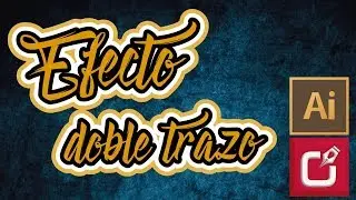 ILLUSTRATOR CS6 TUTORIAL, how to make double stroke effect in text