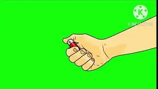 Animated Hand and Lighter ~ Green Screen