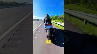 Motorcyclist Kicks Chain on the Road and Discovers Something Terrifying.
