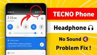 Tecno Headphone No Sound Problem | How to fix no sound in tecno |  headphone problem Solution 🔥