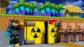Only This Bunker Can Safe My Life😱| Minecraft