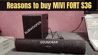Soundbar with Sub-Woofer under 2000 ₹ || Mivi Fort S36