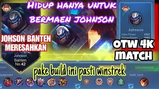 CARA BENAR BERMAIN JOHNSON DAN BUILD TERBARU 2023||WAJIB KALIAN COBA