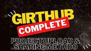 how to upload project on github | github setings
