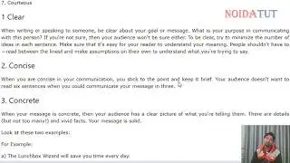 The 7 Cs of Communication