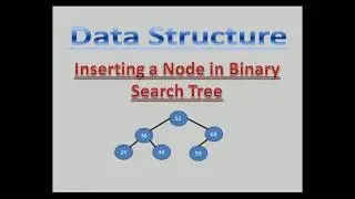 Insertion in Binary Search Tree || Inserting a Node in BST in Hindi