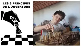 Apprendre les 3 principes de l'ouverture aux échecs.