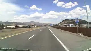 Suv hits ladder on I5, Truck hits SUV. Texting and driving kills, stay alert for road hazards.
