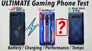 RedMagic 7 vs Asus ROG Phone 5s vs BlackShark 4 Pro - Performance/Battery/Charging Test!