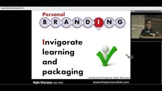 Personal Brand, Rajiv Khurana