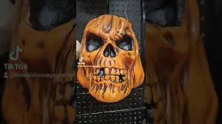 Pumpkin Skull #foryou #halloween #halloweenskeleton #skeleton #skull #pumpkin #spooky #scary #creepy