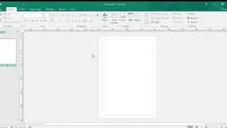 Publisher 2016 - Create New File & Orientation