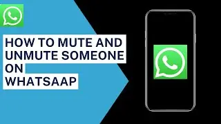 How to Mute and Unmute someone on WhatsApp | Mute and Unmute WhatsApp Conversations in Seconds