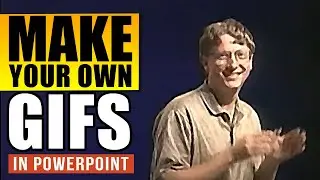 Make Animated GIFs in PowerPoint!