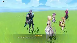Alhaitham Housing (Serenitea Pot) Dialogue Genshin Impact Patch 3.4