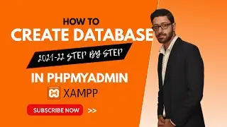 how to create database in mysql using xampp