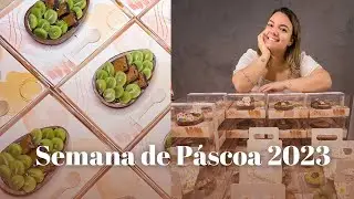 VLOG SEMANA DE PÁSCOA 2023 | VENDEMOS MUITO TRABALHANDO EM CASA