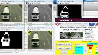 Transportation Monitoring using Image Processing - Demo Result