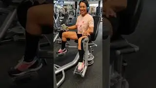 in the gym, black shorts