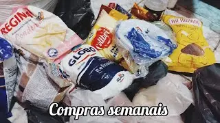 #compras da semana / #supermercado #comida / deixe o like 👍 #comprasdomês