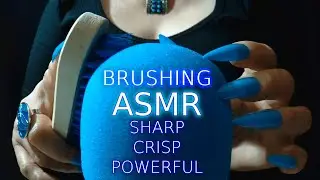 Brushing ASMR | Fast & Harsh Brushing Triggers on Foam, CRISP Powerful Strokes to Make You Tingle!