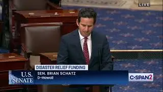 Schatz Calls on Congress to Pass More Aid for Disaster-Stricken Communities