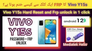 Vivo Y15s (V2120) FRP ByPass With UMT Pro Goggle account remove New update 2024 100%