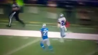 Ezekiel Elliott Takes off on 55 Yard TD RUN / Lions vs Cowboys NFL 2016