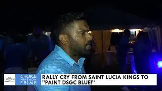 RALLY CRY FROM SAINT LUCIA KINGS TO ”PAINT DSGC BLUE!”