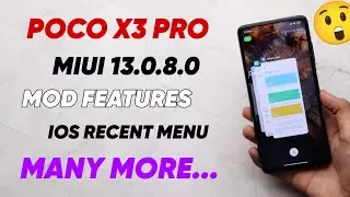 Install Now - Poco X3 Pro MIUI 13.0.8.0 Mod Edition | System Launcher,Control Centre & Many More...