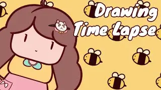 BEE from Bee and PuppyCat || Time-lapse