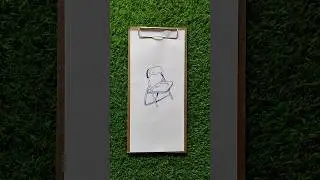 How To Draw Folding chair Drawing Step By Step Tutorial | Folding chair Drawing