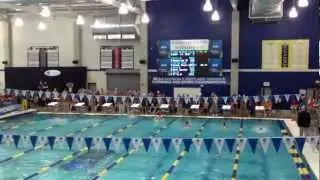 FSC Womens 400 medley relay, Doran, Sheffield, Reynolds, Menne 3rd NCAA 2012 