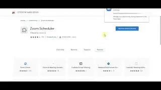 How to add Zoom Extension for Browsers (Google Chrome)