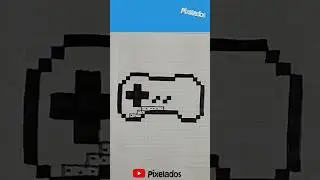 CONTROL DE NINTENDO PIXEL ART  - PIXELADOS