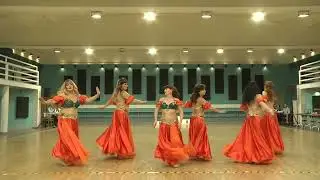 Фьюжн Bellydance.Выступление школы восточного танца  ZaRINa на фестивале Dance First.