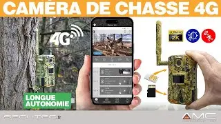 CAMERA DE CHASSE 4G ULTRA HD AUTONOME AVEC ALERTE DETECTION DE MOUVEMENT [SECUTEC.FR]