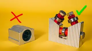 Making a Linear Bearing Block for Screenprint Squeegee Arm