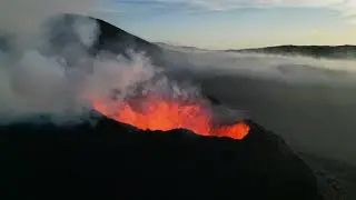 Volcanic Eruption, Litli-Hrutur, Iceland (12th July 2023)