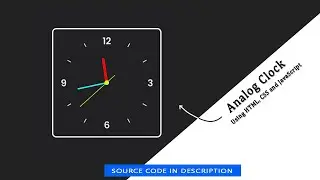 Unbelievable: How To Make an Analog Clock in 3 Easy Steps!