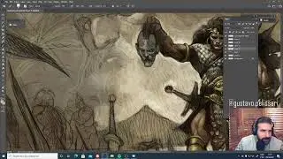 Pintando o Conan