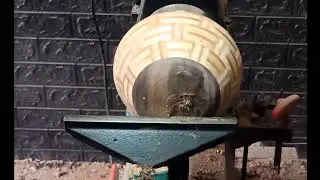 ЧАША С КРЫШКОЙ С ПЛЕТЕННЫМ РИСУНКОМ
